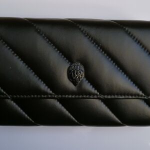 Black Leather Chain Wallet